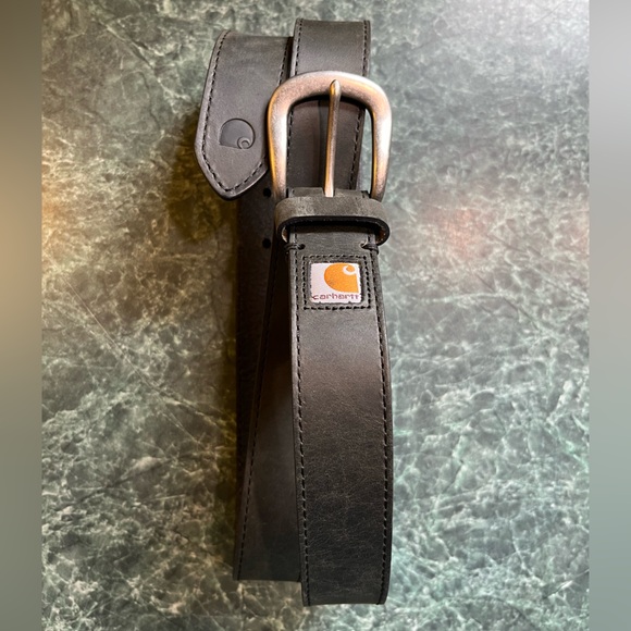 Carhartt Accessories - NWOT Carhartt Women’s Black Leather Belt size XL
